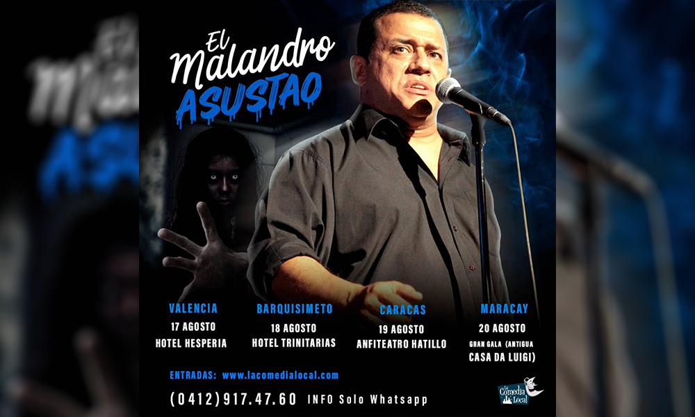 El Malandro Asustao Llega Al Anfiteatro El Hatillo