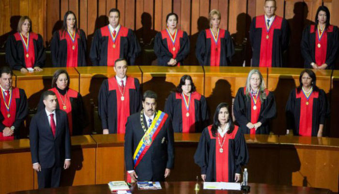 magistrados apoyo a Maduro