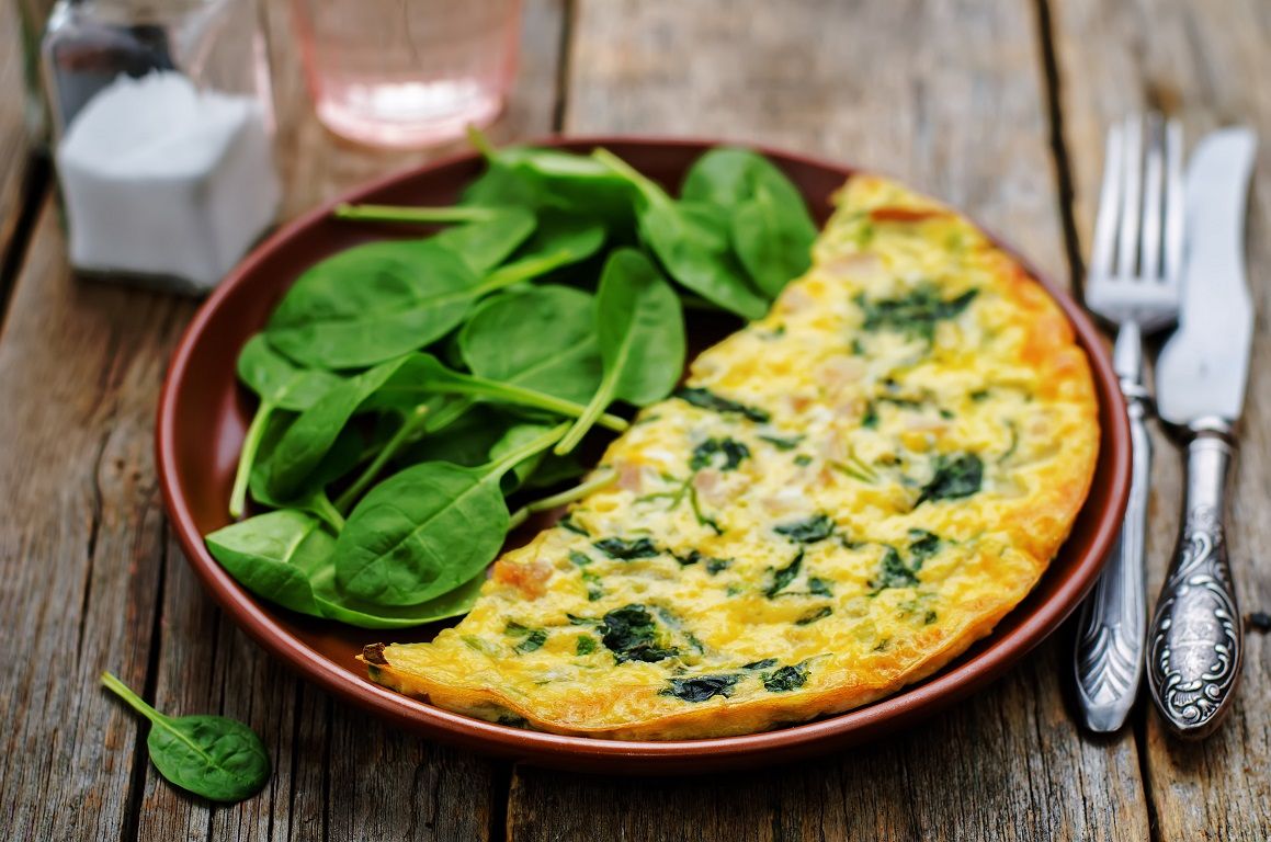 Tortilla De Espinaca Super Fácil En 5 Pasos