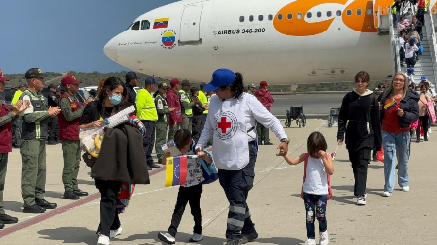 Llegan a Venezuela 315 migrantes en un vuelo de repatriación desde México elsiglo.com.ve