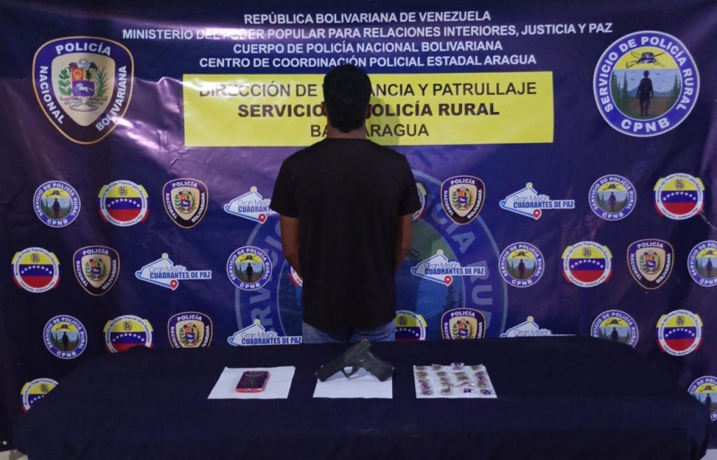 Policía Rural detuvo a ciudadano por porte ilegal de arma y marihuana elsiglo.com.ve