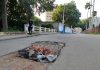 Calle Libertador está en ruinas