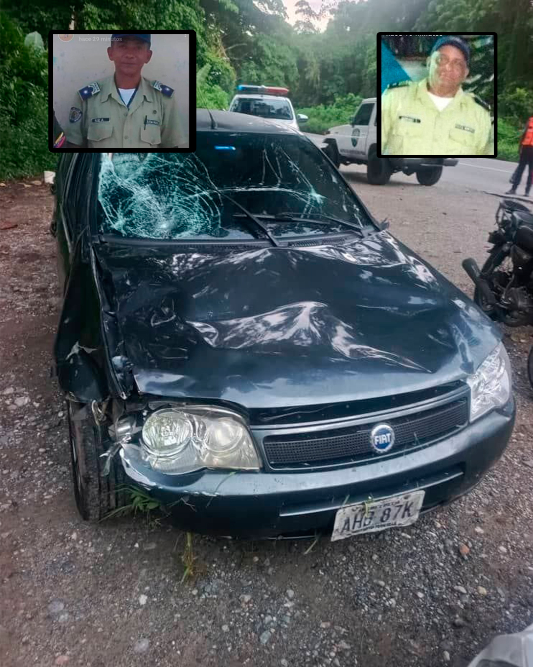 Detenido conductor que mató a dos policías en Barlovento