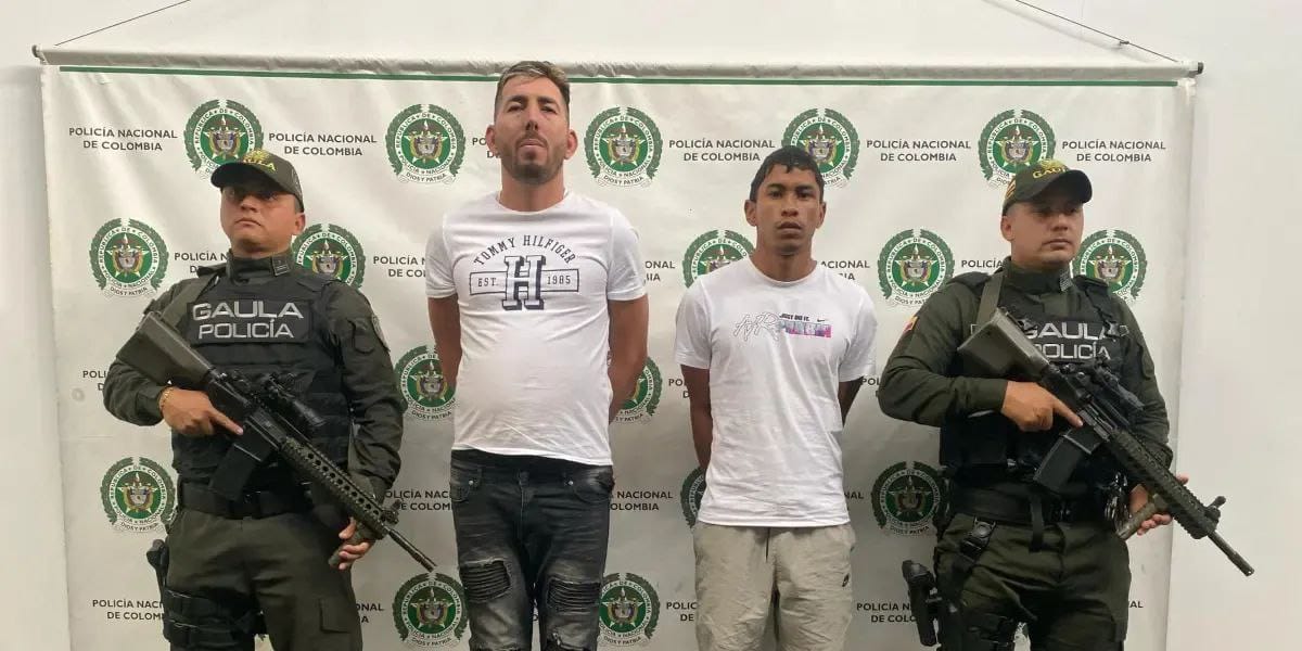 Detenidos dos venezolanos en Medellín solicitados por EEUU