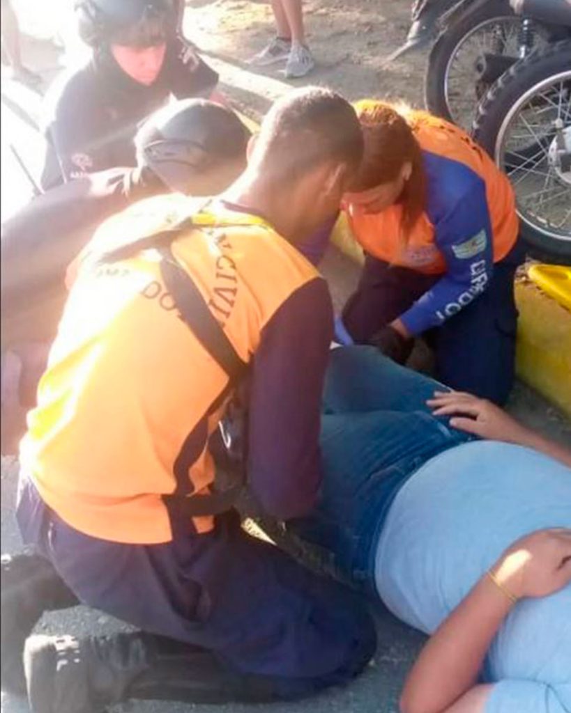 PC atendió a dos heridos en colisión entre motos elsiglo.com.ve