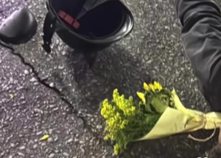 Arrollados dos motorizados mientras hacían delivery de flores amarillas elsiglo.com.ve