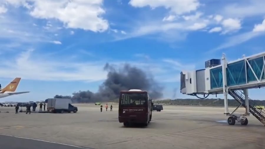 Avión privado se estrelló en la pista del Aeropuerto Internacional Simón Bolívar elsiglo.com.ve