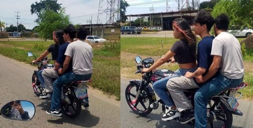 Detenidos por andar tres pasajeros en una moto elsiglo.com.ve