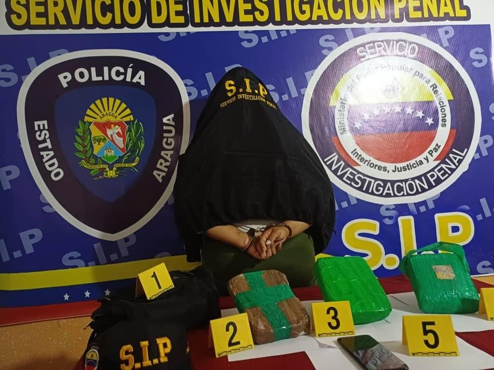SIP aprehendió a mujer con tres panelas de marihuana en el Hospital de Cagua elsiglo.com.ve