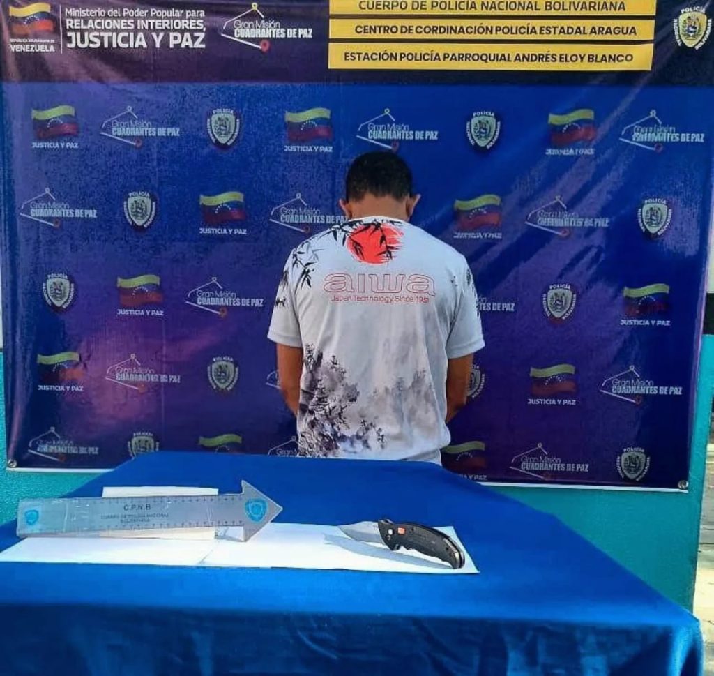 Aprehendido hombre por violencia de género en pleno centro de Maracay elsiglo.com.ve
