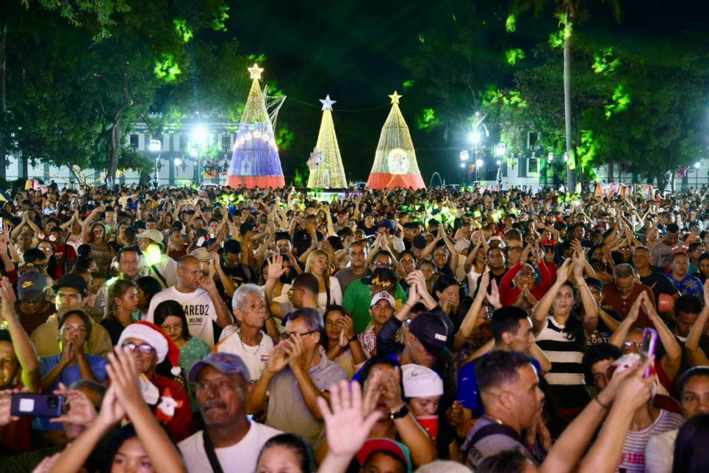 Aragua vivió con alegría el encendido de la Navidad elsiglo.com.ve