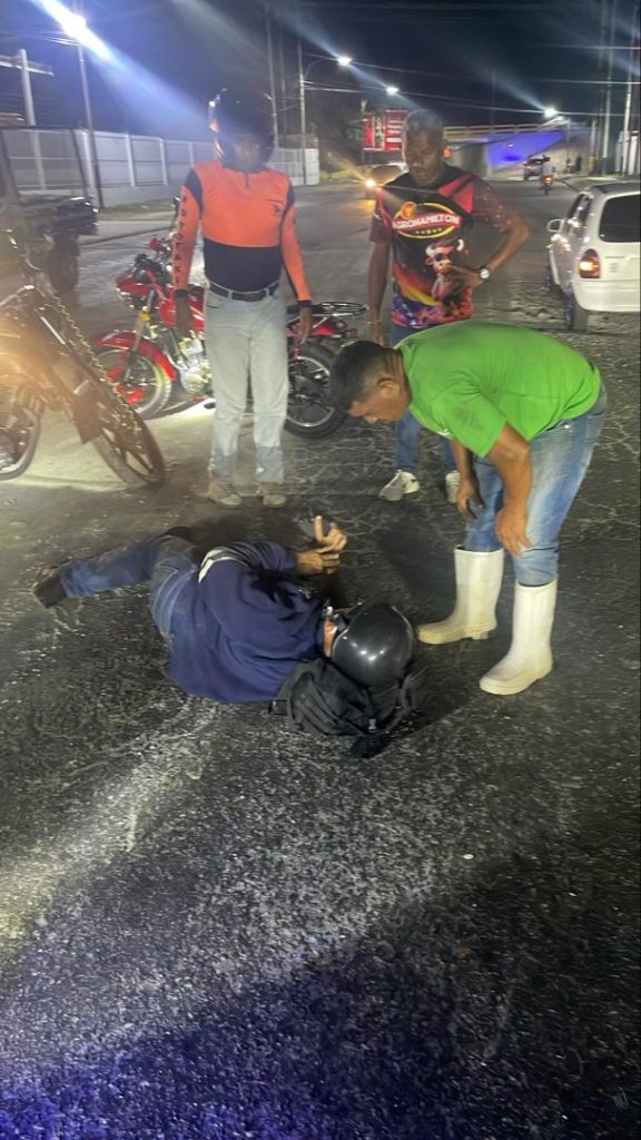 Motorizado resultó lesionado en hecho vial en la avenida Dr. Montoya elsiglo.com.ve
