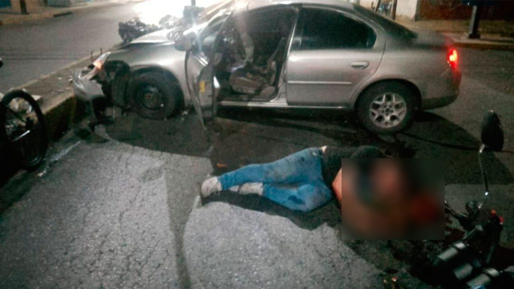 Dos heridos dejó accidente entre motocicleta y un vehículo elsiglo.com.ve