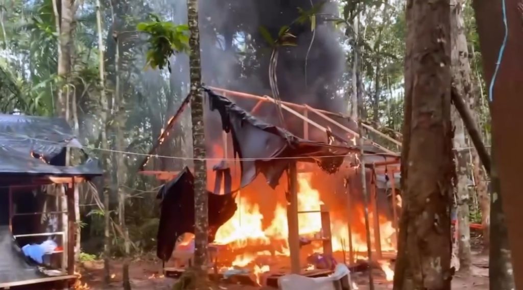 FANB destruyó tres campamentos mineros en Amazonas elsiglo.com.ve
