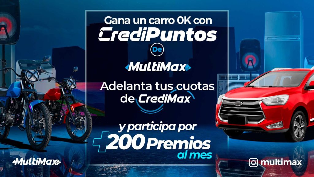 ¡Adelanta tus cuotas CrediMax para ganar! Más de 200 premios mensuales con CrediPuntos de MultiMax elsiglo.com.ve