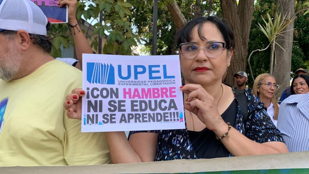 Trabajadores de la UPEL Maracay se sumaron al paro elsiglo.com.ve