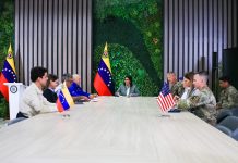 Delcy Rodríguez recibió en Caracas al líder del equipo de Asistencia y Rescate ante Desastres (Dart) de EE.UU.