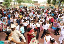 San Mateo celebró un multitudinario joropazo estudiantil