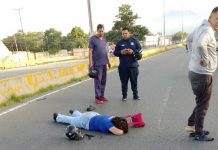 Herida ciudadana tras accidente de tránsito en La Encrucijada