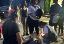 PC atendió a motorizado lesionado al caerse de una motocicleta