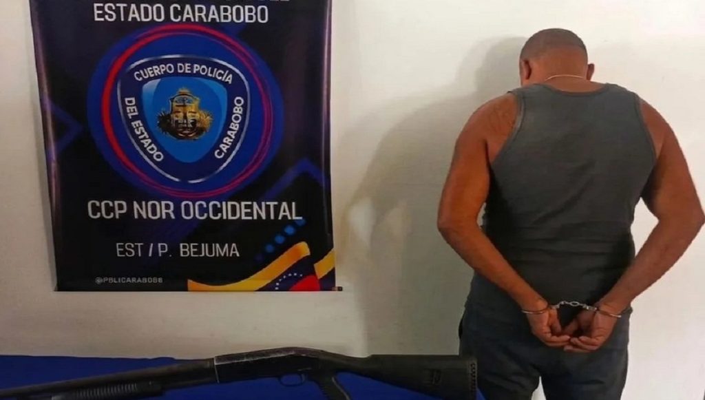 Detienen a un hombre por porte ilegal de arma de fuego en Bejuma elsiglo.com.ve