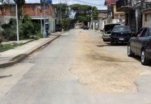 Calles deterioradas predominan en Barrio Bicentenario
