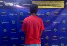 Capturado por la PNB en Maracay un sujeto solicitado por la justicia El detenido quedó identificado por las autoridades como Gilber Trejo, de 36 años de edad. El procedimiento se llevó a cabo durante labores de patrullaje preventivo y saturación de área ejecutadas por las comisiones policiales en la avenida Bermúdez, ubicada en la parroquia Andrés Eloy Blanco del municipio Girardot.