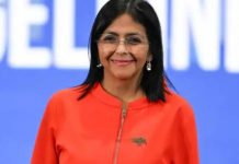 Delcy Rodríguez aterriza en la India en su primera visita oficial como presidenta interina