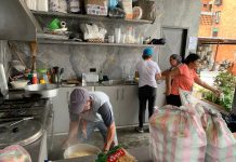 Comedor provisional en Base Aragua atiende a más de 600 afectados