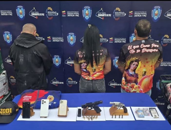 Tras las rejas tres integrantes del GEDO "El Blasito" en Valera elsiiglo.com.ve
