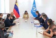 Delcy Rodríguez se reunió con Tom Fletcher, subsecretario de Asuntos Humanitarios de la ONU Delcy Rodríguez se reunió con Tom Fletcher, subsecretario de Asuntos Humanitarios de la ONU