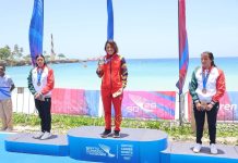 Paola Pérez repitió oro en aguas abiertas Paola Pérez repitió oro en aguas abiertas